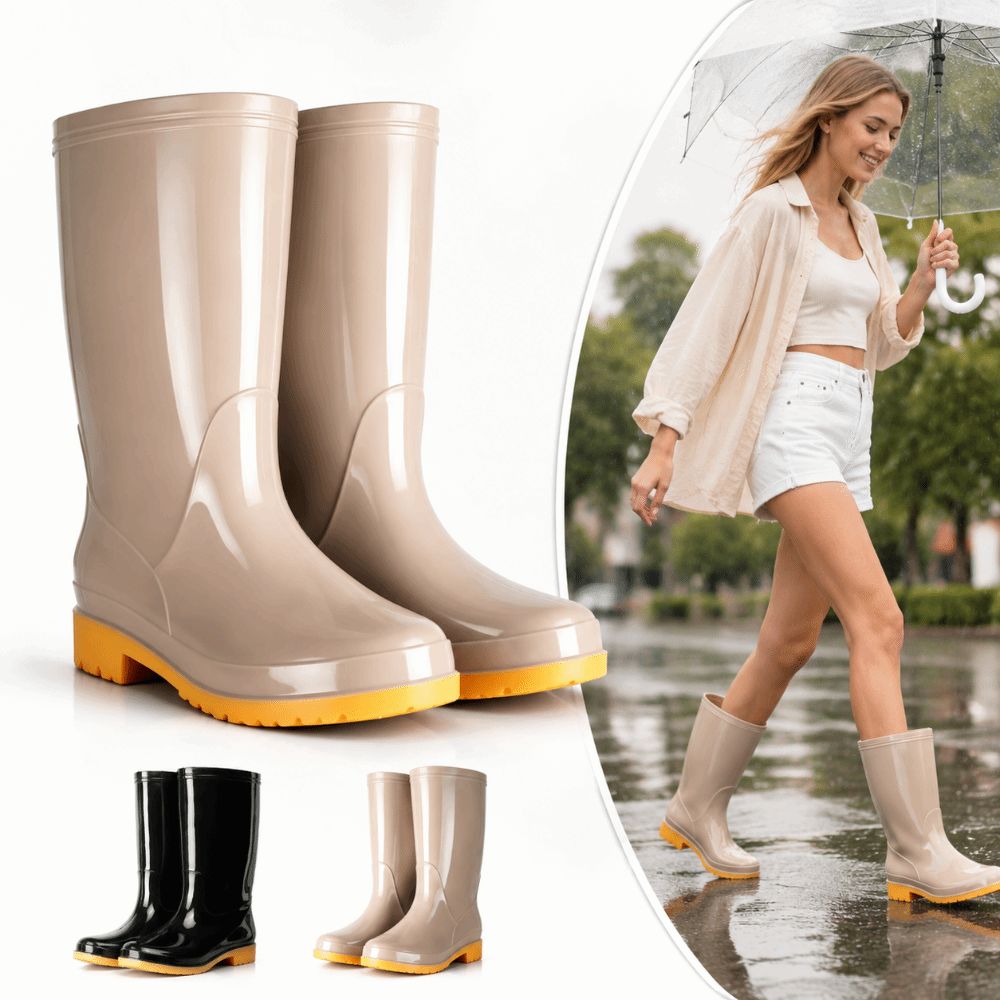 Women Kitchen Accessories - Botas de chuva femininas, de cano