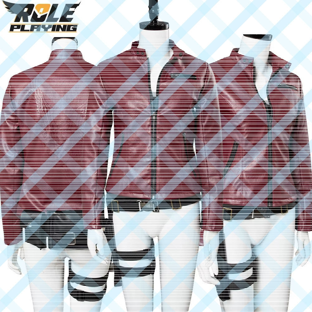Women'S Red Accessories - Claire Redfield Cosplay: Jaqueta Vermelha, Colete,
