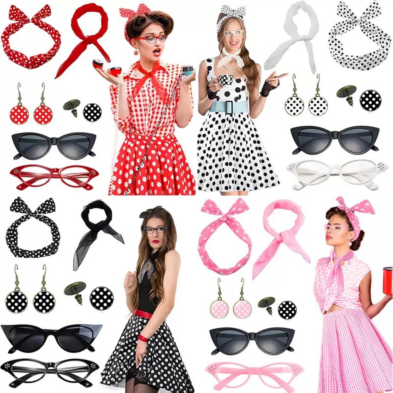 Women'S Accessories In The 1950S - Fantasia Feminina Retrô Anos 50 para