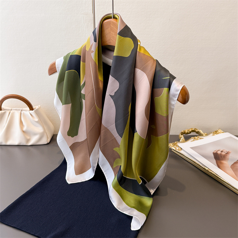 2026 Novo Lenço Quadrado Femin - Silk Scarf Square avaliação e preço