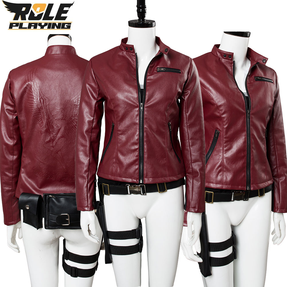 Claire Redfield Cosplay: Jaque - Women'S Red Accessories avaliação e preço