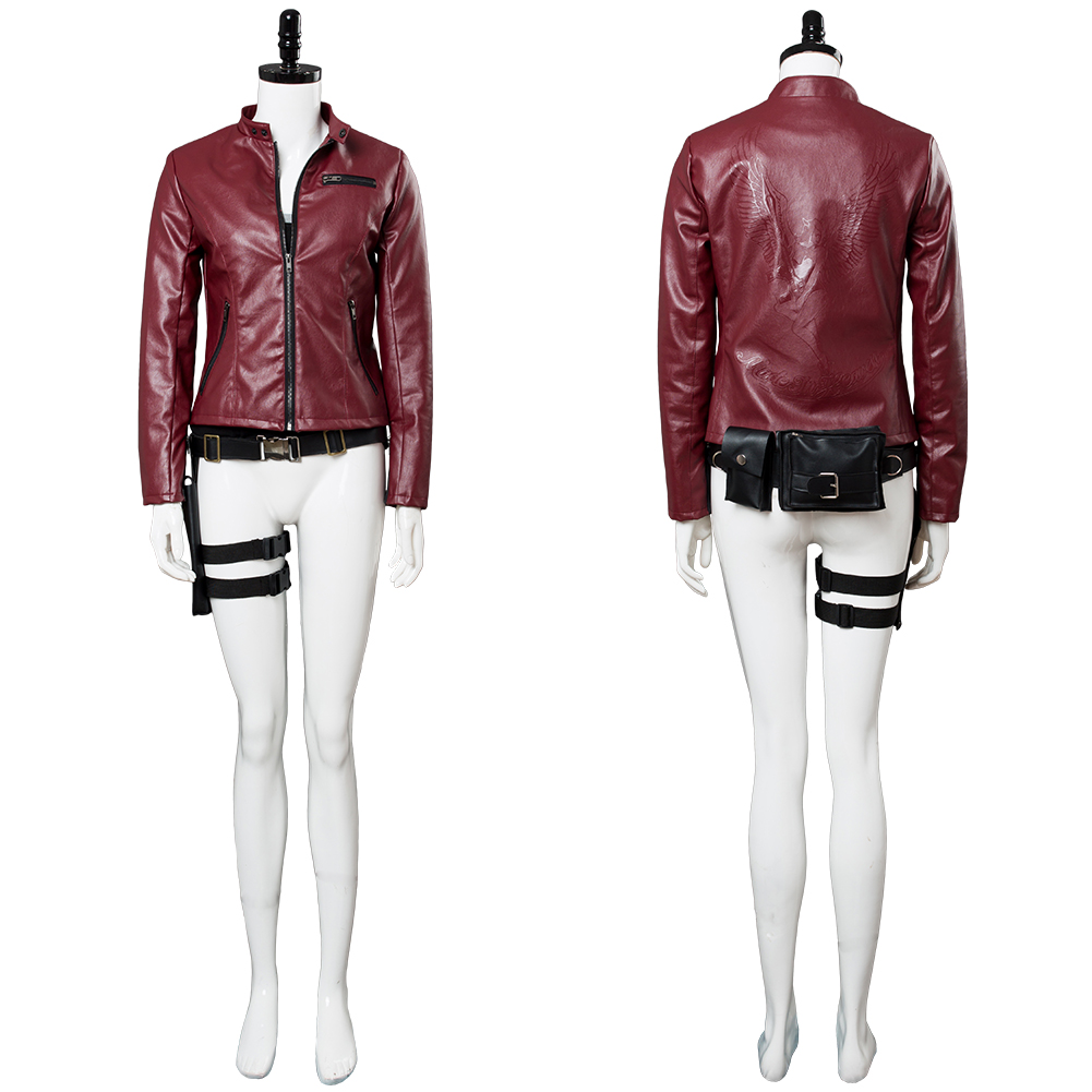 Claire Redfield Cosplay: Jaque - Women'S Red Accessories avaliação e preço